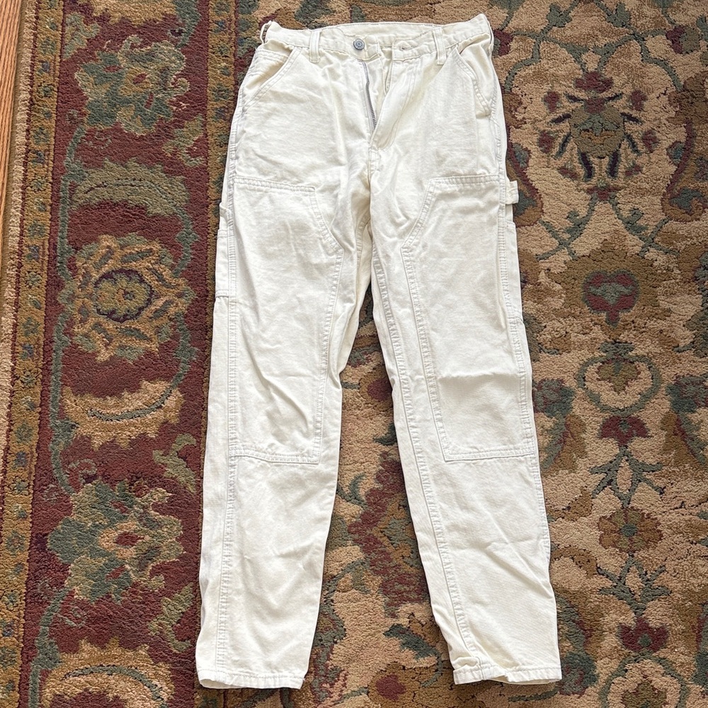 Women’s Off White Cargo J. Gault Painters Pants Size Small